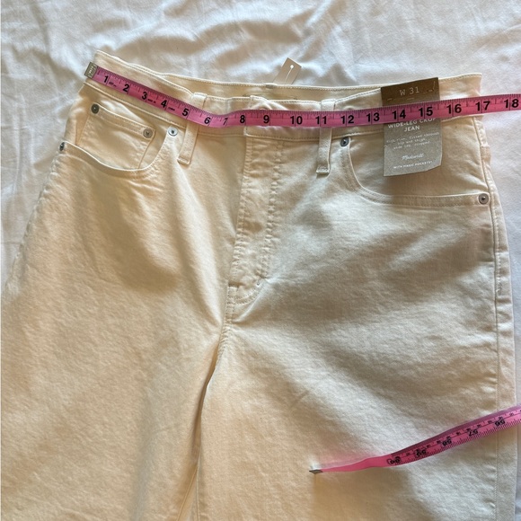 Madewell Women's The Perfect Vintage Wide-Leg Crop Jean Vintage Canvas 31 - Picture 12 of 14